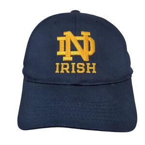 Notre Dame Fighting Irish Youth Snapback Hat Blue Embroidered Logo Annco